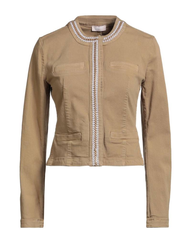 LIU •JO Jeansjacke/-mantel Damen Beige von LIU •JO