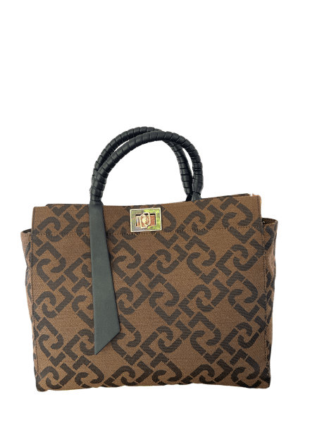 LIU.JO - LIU.JO Amrita Satchel L, Handtasche, Chocolat von LIU.JO