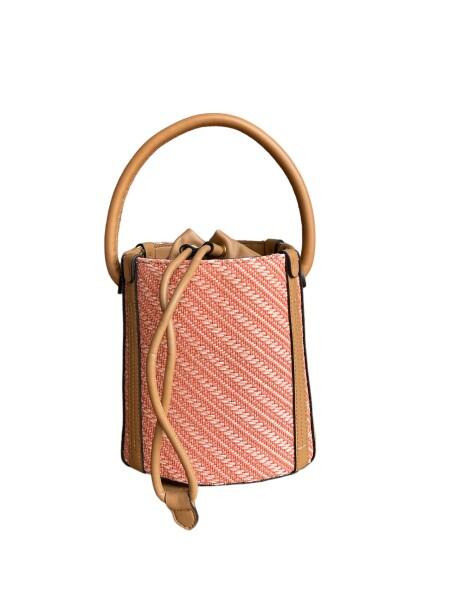 LIU.JO - LIU.JO Bucket Bag, Beuteltasche, Umhängetasche, Koralle-Cognac von LIU.JO