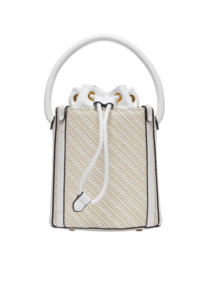 LIU.JO - LIU.JO Bucket Bag, Beuteltasche, Umhängetasche, Off-White, Weiß von LIU.JO