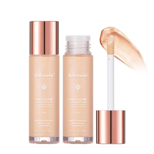 Frauen Liquid Smooth Moisturizing Contouring Highlighter Face ContoursBeauty Wand FoundationsCosmetics Profession Makeup Liquid For Face Brush Set Cool Tone Wand Revolutions Bronzer Stick Set von LIUASMUE