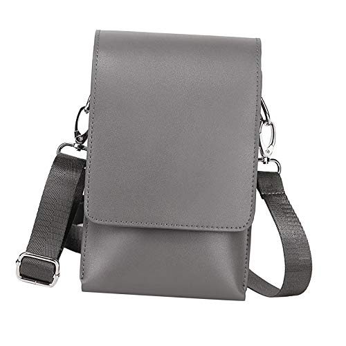 Friseurtasche Werkzeugtasche Friseurscheren-Werkzeug-Hüftholster, Schultertasche aus PU-Leder, Friseurscheren-Etui(Gray) von LIUCHUCHU