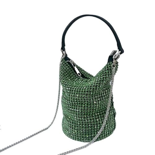 LIUCHUCHU Strass Handtasche Clutch Abendtasche Damen Strass Tasche Hochzeit Party Damen(Green) von LIUCHUCHU