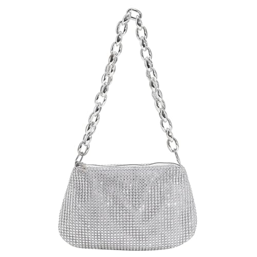 LIUCHUCHU Strass Handtasche Mode Strass Tasche Glänzende Dinner-Party Hochzeit Schulter Taschen for Frauen Modische Dekoration(Style A) von LIUCHUCHU
