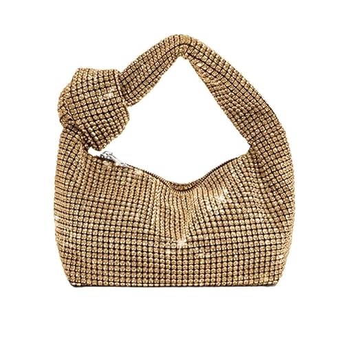 LIUCHUCHU Strass Handtasche Tasche Abendtaschen for Frauen Geldbörsen und Handtaschen(Gold) von LIUCHUCHU