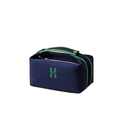 Makeup Bag Einfache wasserdichte Canvas Make-up Tasche Mode Kosmetiktasche for Frauen Organizer Kulturbeutel Reise Kosmetiktaschen(A6) von LIUCHUCHU