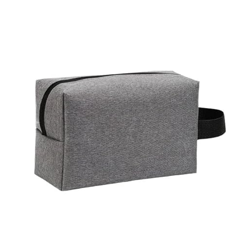 Makeup Bag Reise Herren Kulturbeutel Frauen Kosmetik Necessaire Fall wasserdichte Damen Make-Up Tasche Schönheit Waschen Beutel Handtasche(Style 2-Gray) von LIUCHUCHU