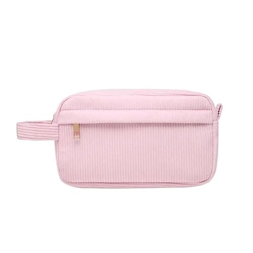 Makeup Bag Tragbare Kosmetiktaschen for Damen, modisch, kleine Make-up-Tasche for Reisehandtaschen, Box(Pink) von LIUCHUCHU