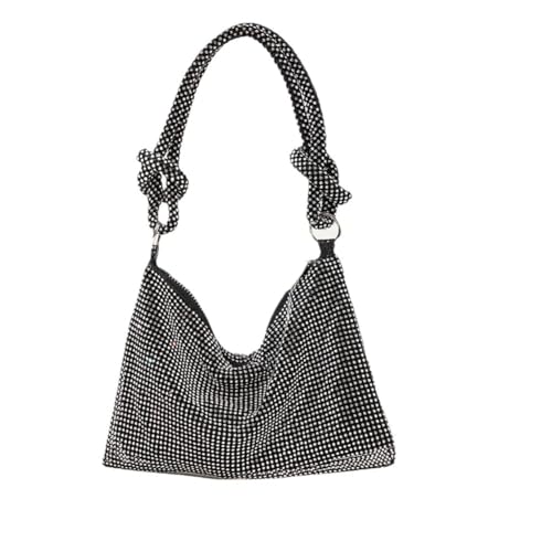Strass Handtasche Strass Tasche Abend Clutch Hochzeit Handtasche(Noir) von LIUCHUCHU