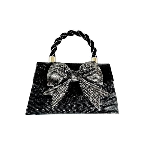 Strass Handtasche Strass Tasche Geldbörsen Hochzeit Party Clutch Taschen for Frauen(Noir) von LIUCHUCHU