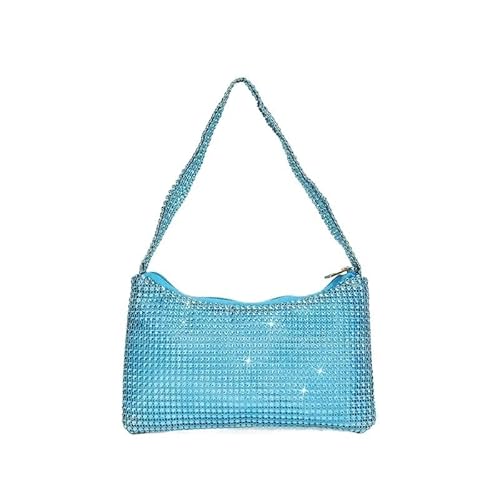 Strass Handtasche Strass Tasche for Frauen Party Club Hochzeit Prom Kupplung Geldbörsen(Lake Blue) von LIUCHUCHU