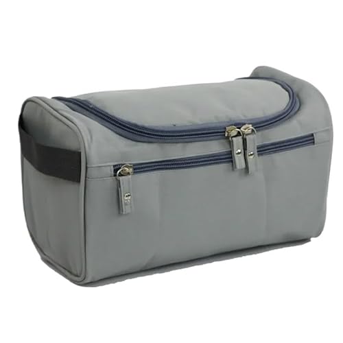 Waschtasche Lagerung Reise Waschen Beutel Reißverschluss Mann Frauen wasserdichte Make-Up Tasche Kosmetik Beauty Case Organizer Kulturbeutel Kits(Gray) von LIUCHUCHU