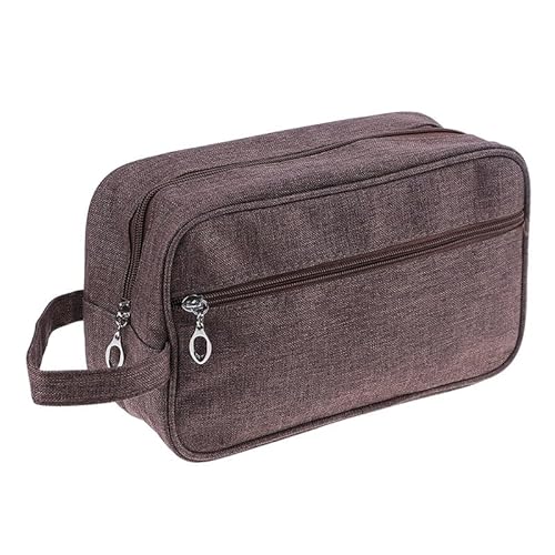 Waschtasche Mode Kosmetik Leinwand Fall Frauen Männer wasserdichte Make-Up Tasche Reise Wc Taschen Waschen Kulturbeutel Reisetasche(CF) von LIUCHUCHU