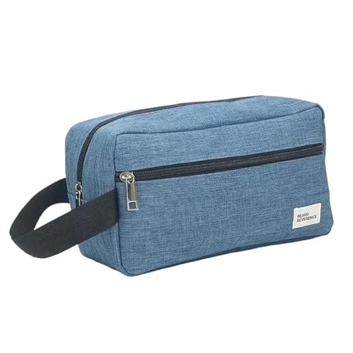 Waschtasche Reise Herren Kulturbeutel Frauen Kosmetik Necessaire Fall wasserdichte Damen Make-up Tasche Beauty Wash Beutel Handtasche(Sky Blue) von LIUCHUCHU