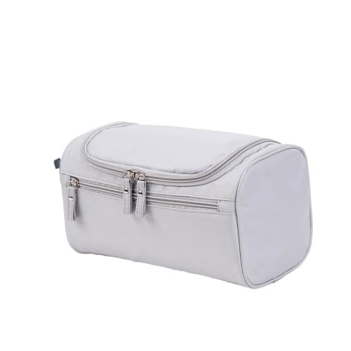 Waschtasche Reise Make-Up Taschen wasserdichte Oxford Hängen Mann Kulturbeutel Frauen Kosmetik Fall Organizer Waschen Paket Tragbare Tasche(Gray) von LIUCHUCHU