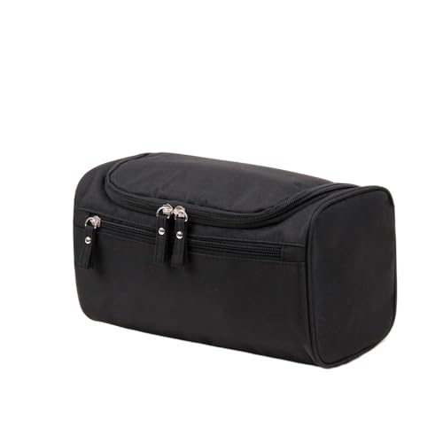 Waschtasche Reise Make-Up Taschen wasserdichte Oxford Hängen Mann Kulturbeutel Frauen Kosmetik Fall Organizer Waschen Paket Tragbare Tasche(Noir) von LIUCHUCHU