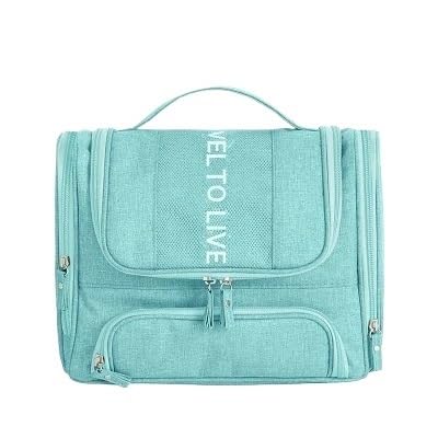 Waschtasche Wasserdicht Männer Hängen Kosmetik Tasche Reise Veranstalter Make-Up for Frauen Notwendigkeiten Fall Nass Trocken Waschen Kulturbeutel(Blue) von LIUCHUCHU