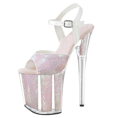 20cm Extrem High Heels Plateau Sandalen für Damen | Stripper-Heels in Übergröße für Nachtclub-Auftritte und professionellen Pole Dance,Rosa,36 EU 20cm Extrem High Heels Plateau Sandalen für Damen | Stripper-Heels in Übergröße für Nachtclub-Auftritte und professionellen Pole Dance,Rosa,36 EU von LIUGUISUOCHBH