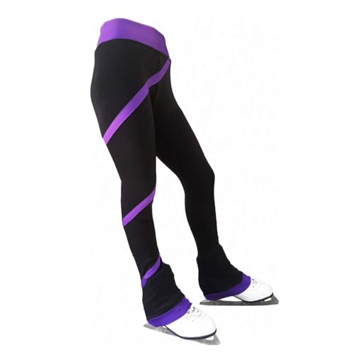 LIUHUO Eiskunstlaufhose für Mädchen und Damen, Eiskunstlauf-Trainingshose, Plus Samthose von LIUHUO