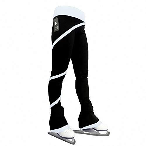 LIUHUO Eiskunstlaufhose für Mädchen und Damen, Eiskunstlauf-Trainingshose, Plus Samthose von LIUHUO