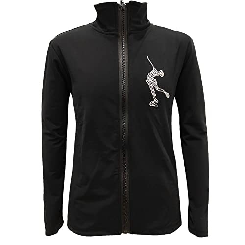 LIUHUO Eiskunstlaufjacke Kinder Erwachsene Skating Gymnastik Kleidung Diamant Ski Mädchen von LIUHUO