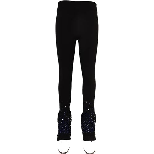 LIUHUO Figure Skating Pants Training Leggings Fleece Suit Shiny Colored Diamond Girls Comfortable von LIUHUO