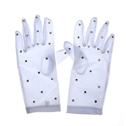LIUHUO Ice Dress Handschuhe Performacne Wear Mädchen Thermo-Eiskunstlaufhandschuhe mit Strasssteinen (5 Farben) von LIUHUO