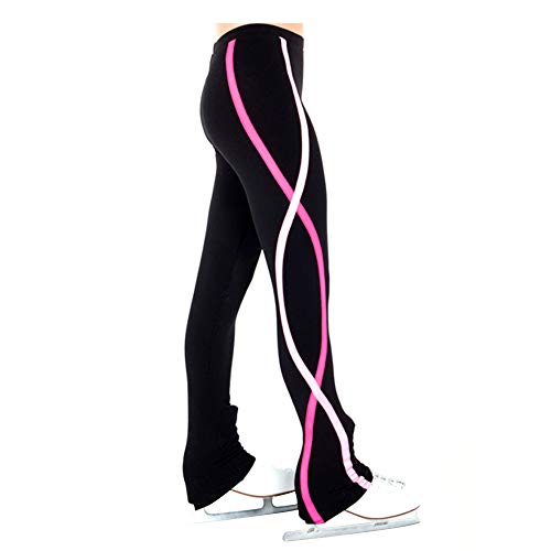LIUHUO Mädchen Skating Pants Eiskunstlauf-Trainingshose Plus Samt Skating Pants von LIUHUO