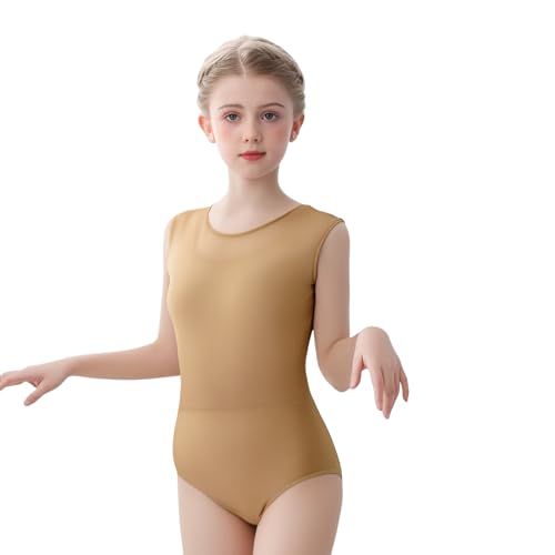 LIUHUO Rhythmische Gymnastikanzug, hautfarben, Netzstoff, Unterwäsche, verdickt, vier Stile von LIUHUO