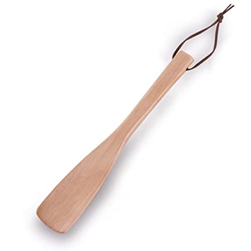 1 Stück Schuhanzieher, Holz Schuhanzieher Schuhlöffel mit hängendem Seil Holz Schuhlöffel Buche Schuhanzieher shoe horn für Mann Frauen Kinder Senioren von LIUJZZJ