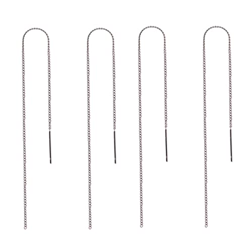 LIUJZZJ 2 Paar 925 Sterling Silber Quaste Threader Baumeln Ohrringe Lange Kette Ohr Linie für Frauen Mädchen LIUJZZJ 2 Paar 925 Sterling Silber Quaste Threader Baumeln Ohrringe Lange Kette Ohr Linie für Frauen Mädchen von LIUJZZJ