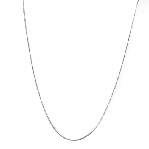 LIUJZZJ Schlangenkette Damen Halskette Silber Silberkette Damen Zarte Silberne Kette Länge 50 cm von LIUJZZJ