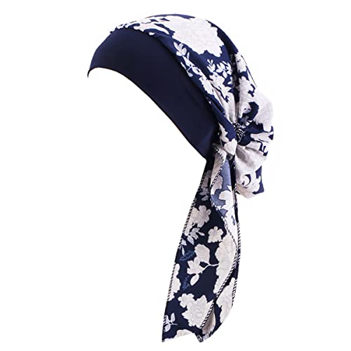 LIUPUUDLY Chemo Kopftuch Damen Mode Florales Turban Mütze Schlafmütze kopfbedeckung für Krebs Haarverlust (#14) von LIUPUUDLY