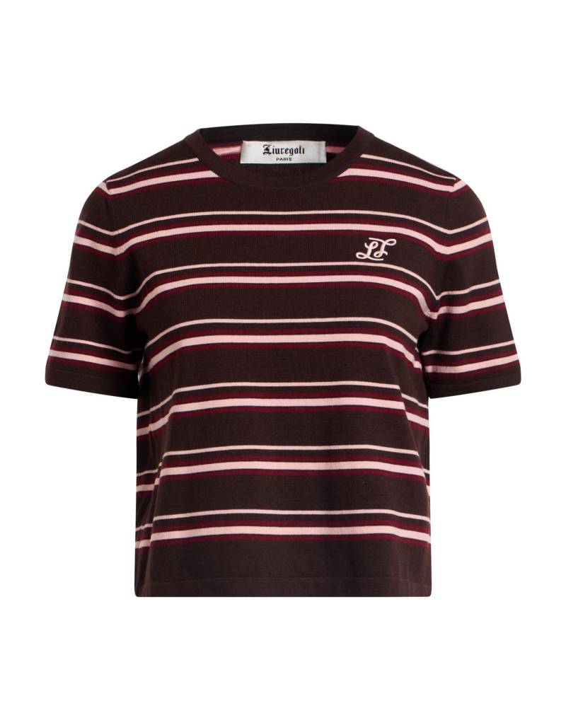 LIUREGALI Pullover Damen Dunkelbraun von LIUREGALI