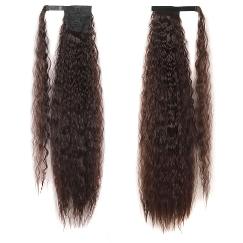 Pferdeschwanz-Verlängerungen, natürliches Aussehen, hitzebeständig, gewelltes Haarteil, Pferdeschwänze, Wickel-Pony-Perücke for Frauen und Mädchen, for den täglichen Gebrauch auf Partys(B) von LIURENM