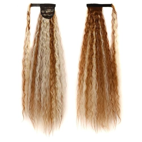 Pferdeschwanz-Verlängerungen, natürliches Aussehen, hitzebeständig, gewelltes Haarteil, Pferdeschwänze, Wickel-Pony-Perücke for Frauen und Mädchen, for den täglichen Gebrauch auf Partys(G) von LIURENM