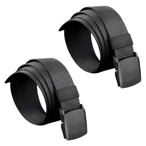 LIURFLNC 2 Stück Arbeitsgürtel Herren, Verstellbarer Arbeitsgürtel Outdoor, Nylon Canvas Keine Metallschnalle Gürtel Arbeitshose, Unisex Gürtel Herren Arbeitsgürtel für Arbeit und Reisen LIURFLNC 2 Stück Arbeitsgürtel Herren, Verstellbarer Arbeitsgürtel Outdoor, Nylon Canvas Keine Metallschnalle Gürtel Arbeitshose, Unisex Gürtel Herren Arbeitsgürtel für Arbeit und Reisen von LIURFLNC