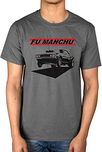 Fu Manchu Muscles T Shirt Hemden(Large) von LIUSSUIL