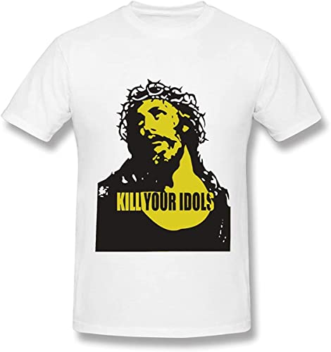 Kill Your Idols As Worn by Axl Rose Men's Basic Short Sleeve T-Shirt Hemden(Medium) von LIUSSUIL