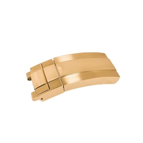 LIUYAPENG 16 MM Edelstahl Uhr Verschluss Armband Schnalle Armband Verschluss Uhrenarmband Reparatur Modifizierte Teile (Color : Gold) von LIUYAPENG