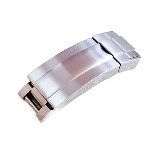 LIUYAPENG 9 mm kombinierte Sicherheits-Klapp-Schiebeverschluss-Gurtschnalle, geeignet for die Kombination von Edelstahl-Armbandteilen von LIUYAPENG