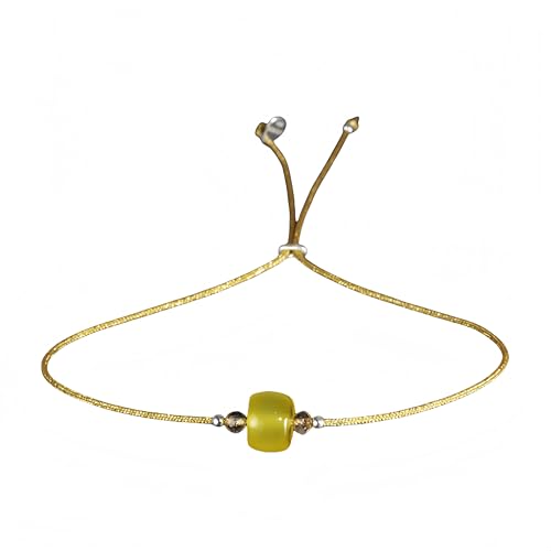 LIUYUYOUGO Armbänder Für Damen 925 Sterling Silber Kristallarmband Für Frauen Echte Steine Perlenarmbänder Mit Schiebeschnalle Handgefertigte Perlen Charm Natürlicher Edelstein Armreif Personal von LIUYUYOUGO