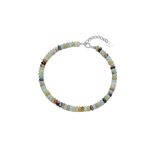 LIUYUYOUGO Armband Damen Damen Sterling Silber Kristall Armband Naturstein Oblatenperlen Armbänder Handgefertigt Yoga Chakra Energie Edelstein Perlen Armreif Böhmen Strand Party Schmuck Geschenk A LIUYUYOUGO Armband Damen Damen Sterling Silber Kristall Armband Naturstein Oblatenperlen Armbänder Handgefertigt Yoga Chakra Energie Edelstein Perlen Armreif Böhmen Strand Party Schmuck Geschenk A von LIUYUYOUGO