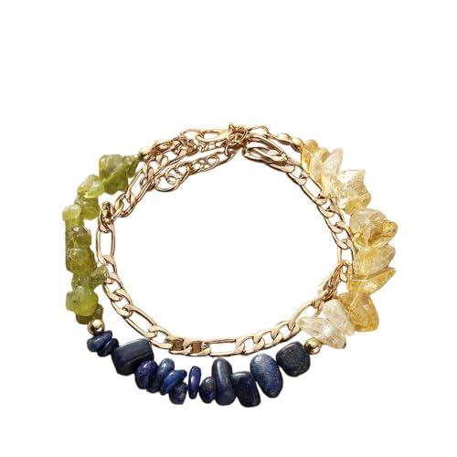 LIUYUYOUGO Armband Damen Sternzeichen Edelsteinarmband Für Frauen Unregelmäßige Kristallsplitter Natursteinarmbänder Modische Doppellagige Panzerkette 12 Sternbilder Armreif Chakra Schmuck Gesch LIUYUYOUGO Armband Damen Sternzeichen Edelsteinarmband Für Frauen Unregelmäßige Kristallsplitter Natursteinarmbänder Modische Doppellagige Panzerkette 12 Sternbilder Armreif Chakra Schmuck Gesch von LIUYUYOUGO