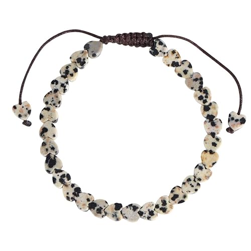 LIUYUYOUGO Armband Herren Natursteinarmband Für Frauen Liebe Herz Perlen Kristall Armbänder Handgefertigt Geflochtenes Seil Armreif Yoga Chakren Energie Edelsteine ​​Perlen Schmuck Männer Gesch von LIUYUYOUGO