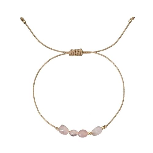 LIUYUYOUGO Armband Herren Sternzeichen Kristallarmband Für Frauen Unregelmäßige Natursteinperlen Geburtsstein Armbänder 12 Sternbilder Edelstein Charm Handgefertigt Geflochtener Armreif Freundsc von LIUYUYOUGO