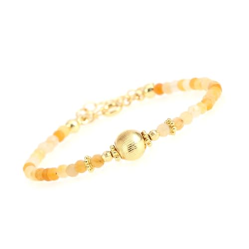 LIUYUYOUGO Chakra Armband Damen Armbänder Mit Kristallperlen 4 Mm Facettierte Natursteinperlen Armband Mit Verstellbarem Vergoldetem Chakra Edelstein Stapelbarer Armreif Boho Schmuck Geschenke Für von LIUYUYOUGO