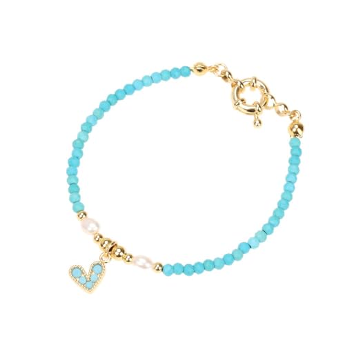 LIUYUYOUGO Chakra Armband Kristallperlen Herzarmband Für Frauen Facettierte Natursteinperlen Perlenspleiß Charm Armbänder Elegant Verstellbar Edelsteinschmuck Weihnachts Und Geburtstagsgeschenke von LIUYUYOUGO