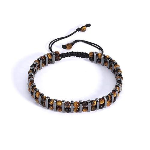 LIUYUYOUGO Chakra Armband Natürliche Kristallarmbänder Für Frauen Doppellagiges Hämatit Perlenarmband Handgefertigt Geflochten Magnetischer Armreif Chakren Energie Edelsteine Perlen Schmuck Män LIUYUYOUGO Chakra Armband Natürliche Kristallarmbänder Für Frauen Doppellagiges Hämatit Perlenarmband Handgefertigt Geflochten Magnetischer Armreif Chakren Energie Edelsteine Perlen Schmuck Män von LIUYUYOUGO