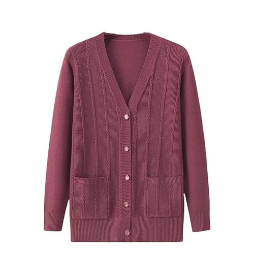 LIUYUYOUGO Damen Strickjacke,Strickjacke Für Mittleres Und Älteres Alter Langärmelig Aran Strickjacken Mit Zopfmuster Vorne Offen Oma Pullover Mantel Alte Dame Lässiges Oberteil Strickwaren Herbs LIUYUYOUGO Damen Strickjacke,Strickjacke Für Mittleres Und Älteres Alter Langärmelig Aran Strickjacken Mit Zopfmuster Vorne Offen Oma Pullover Mantel Alte Dame Lässiges Oberteil Strickwaren Herbs von LIUYUYOUGO